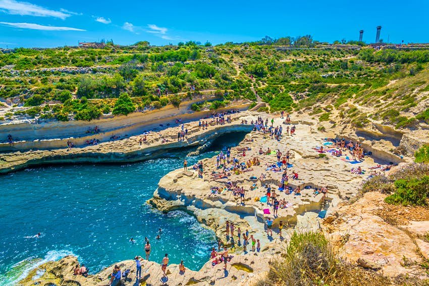 Snorkeling in St Peters Pool Malta Marsaskala - Sensi Watersports